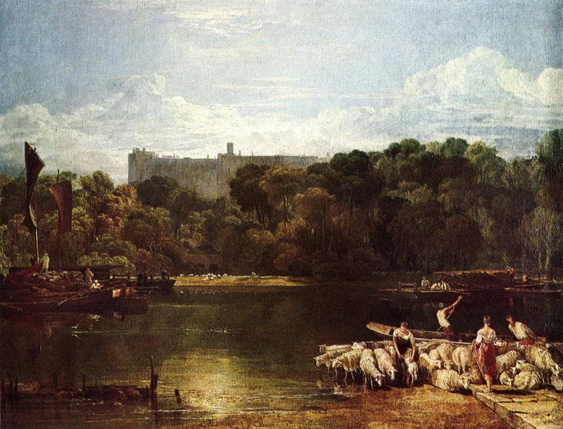 Windsor Castle from the Thames by J.M.W. Turner — Oil Painting Reproduction