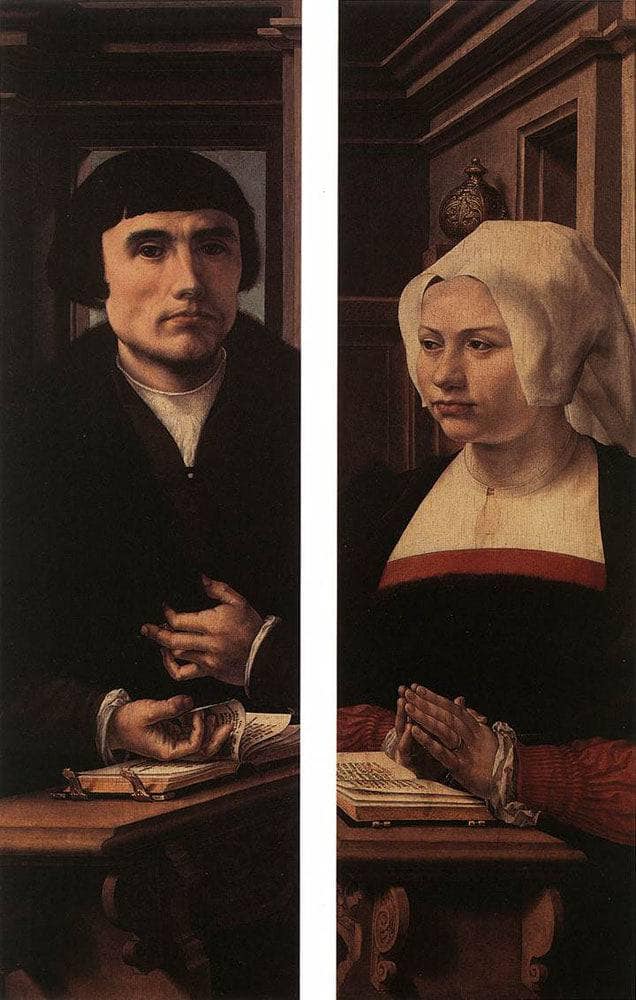 Wings of a Triptych by Mabuse — Oil Painting Reproduction