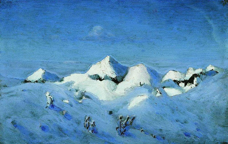 Winter by Arkhyp Kuindzhi — Oil Painting Reproduction