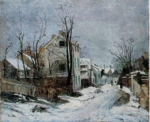 Winter at Barbizon by Ion Andreescu — Oil Painting Reproduction