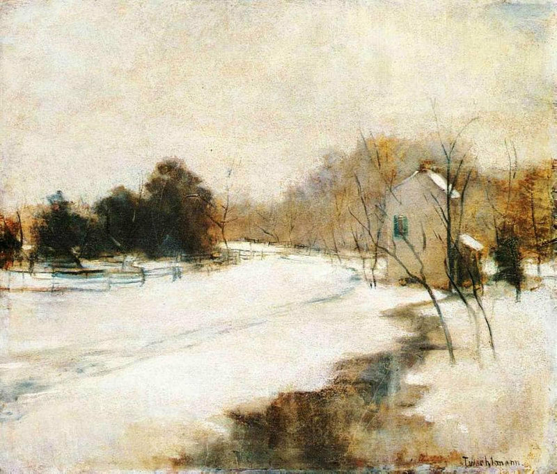 Winter in Cincinnati by John Henry Twachtman — Oil Painting Reproduction