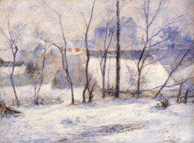 Winter Landscape in dining room