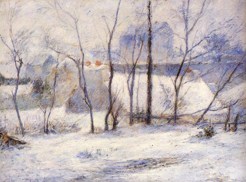 Winter Landscape by Paul Gauguin — Oil Painting Reproduction
