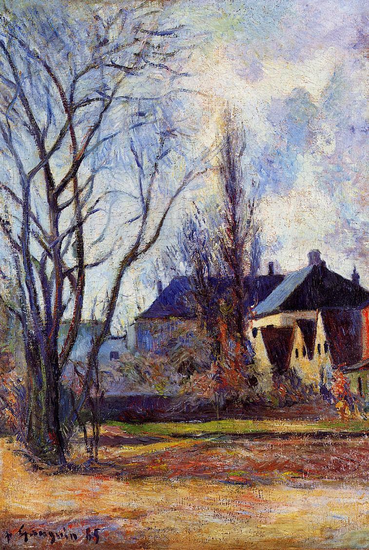 Winter's end by Paul Gauguin — Oil Painting Reproduction