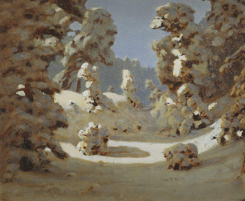 Winter. Sunlight on The Hoar Frost by Arkhyp Kuindzhi — Oil Painting Reproduction