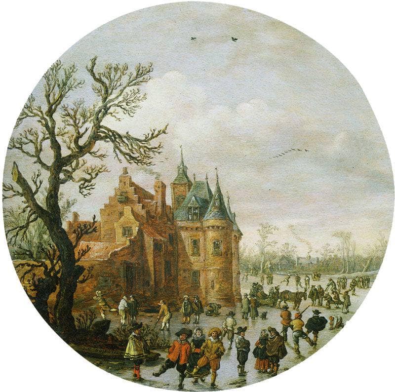 Winter by Jan van Goyen — Oil Painting Reproduction