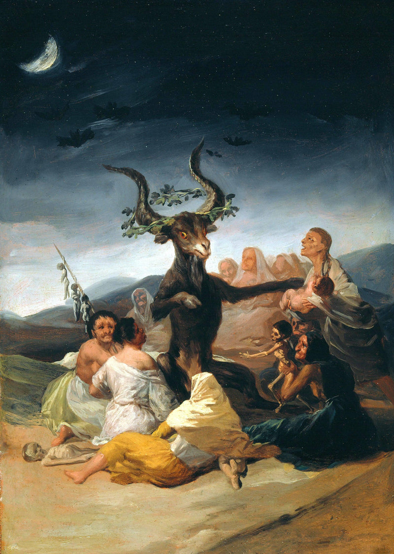 Witches Sabbath by Francisco Goya — Oil Painting Reproduction