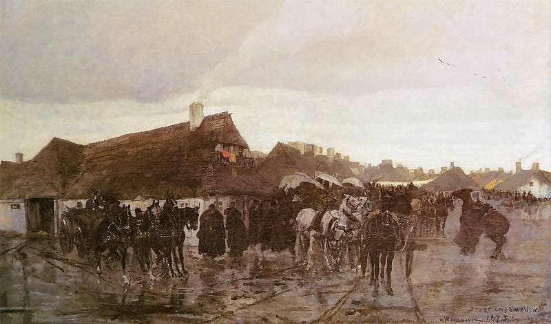 WoÅyÅskie Maymeczko by Józef CheÅmoÅski — Oil Painting Reproduction