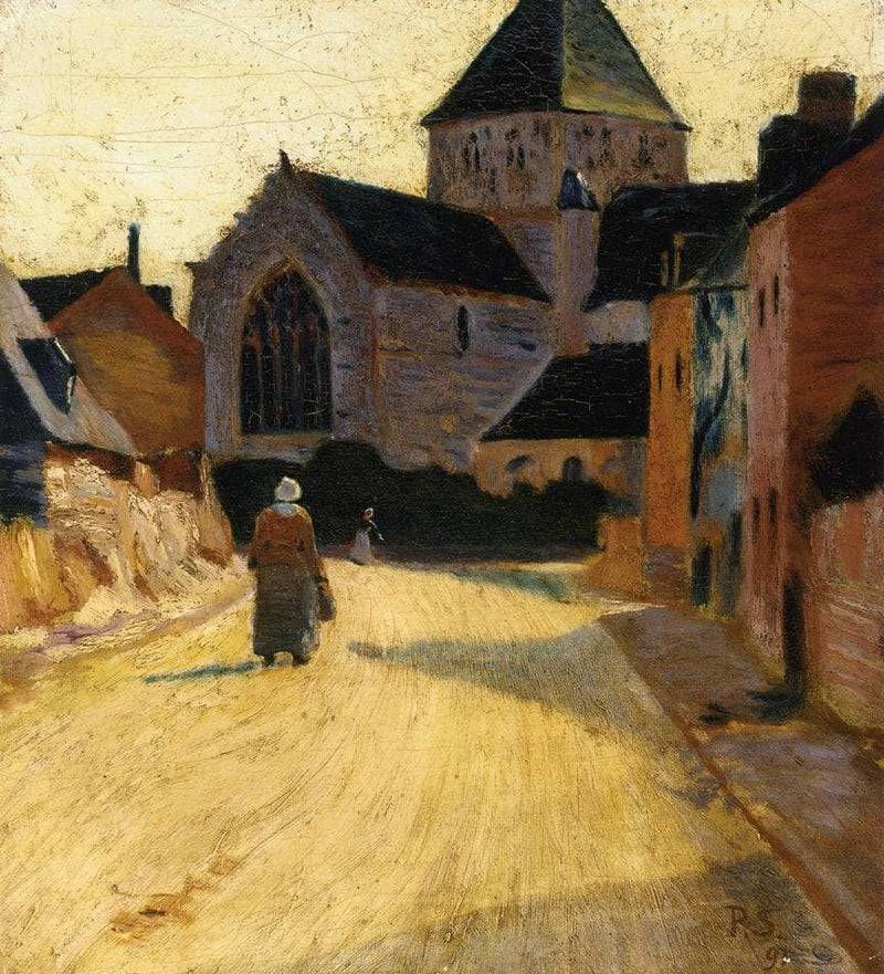 Woman in a Street by Paul Serusier — Oil Painting Reproduction