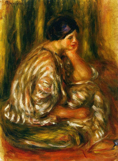 Woman in an Oriental Costume in study