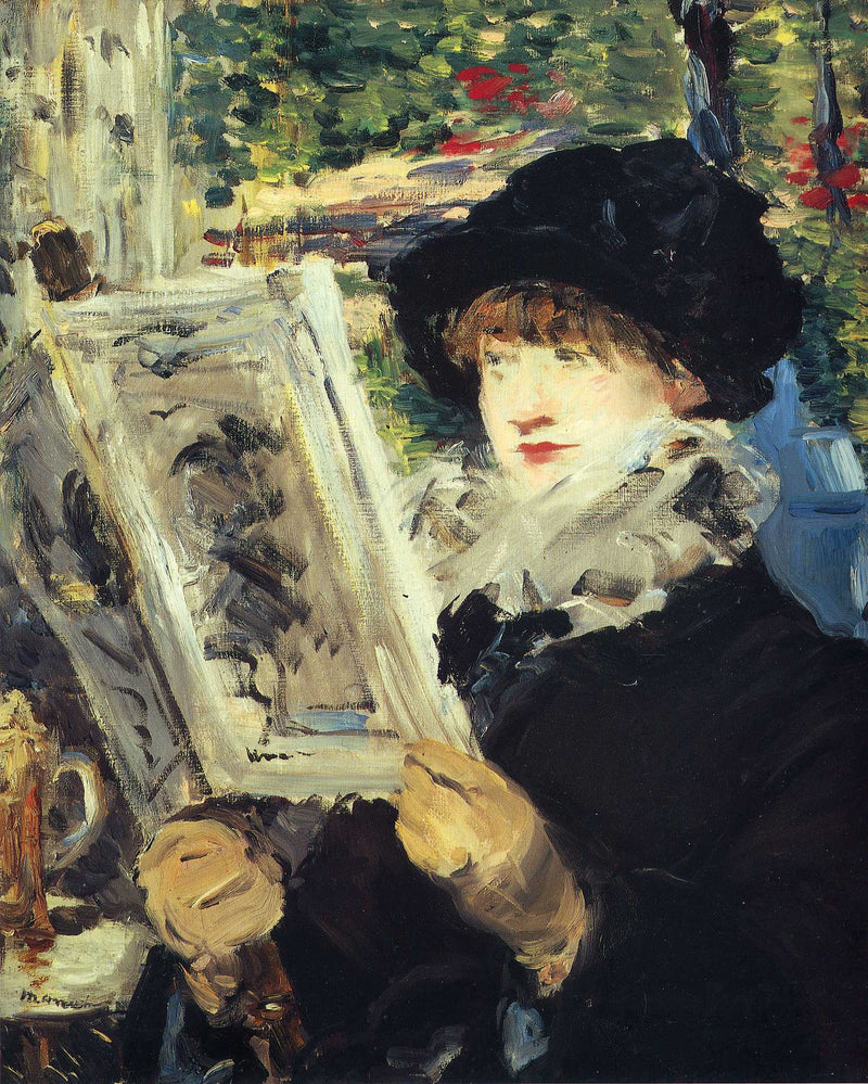 Woman Reading by Edouard Manet — Oil Painting Reproduction