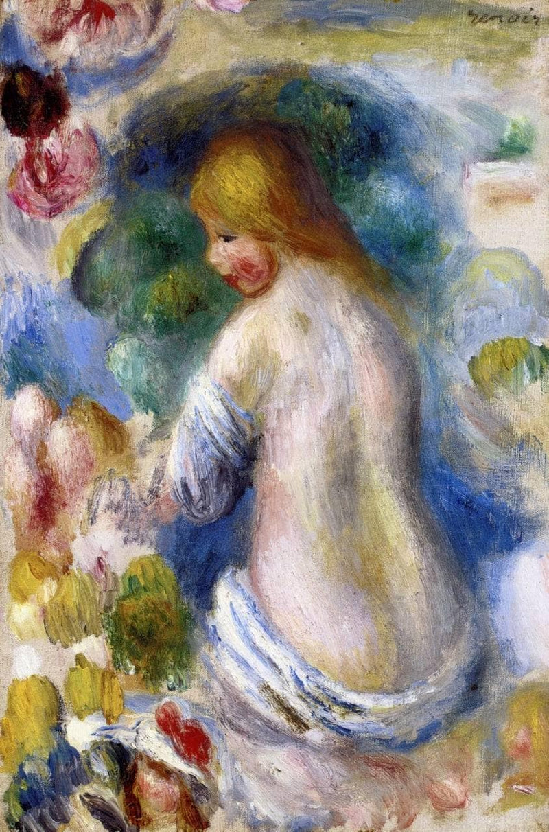 Woman's Nude Torso by Pierre-Auguste Renoir — Oil Painting Reproduction