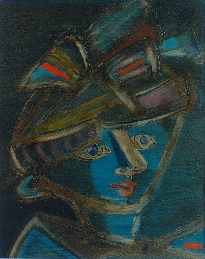 Woman with Hat by Jankel Adler — Oil Painting Reproduction