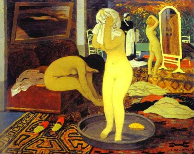 Women at Their Toilet Femmes leur toilette by Felix Vallotton — Oil Painting Reproduction