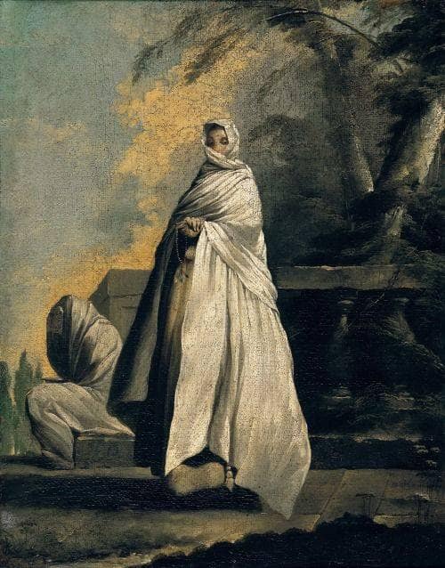 Women Draped in White by Jean Barbault — Oil Painting Reproduction