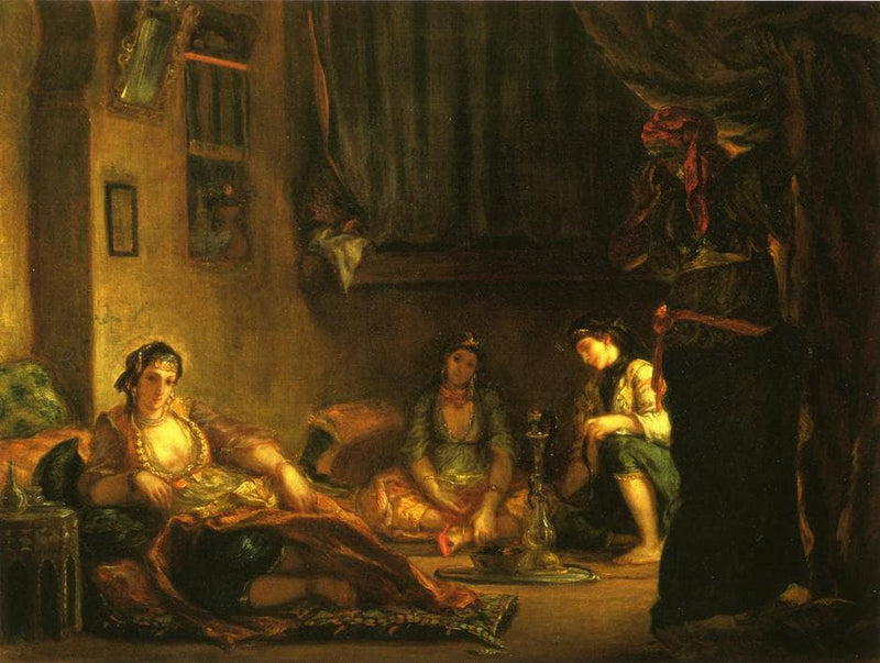 Women of Algiers in Their Apartment by Eugene Delacroix — Oil Painting Reproduction
