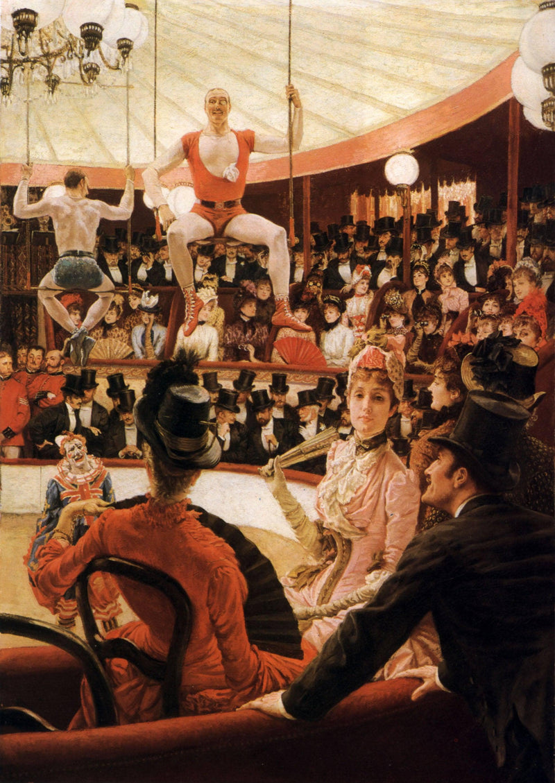 Women of Paris: The Circus Lover by James Tissot — Oil Painting Reproduction