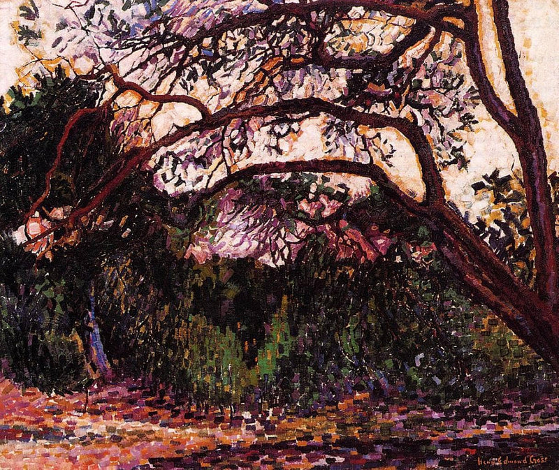 Wooded Landscape by Henri-Edmond Cross — Oil Painting Reproduction