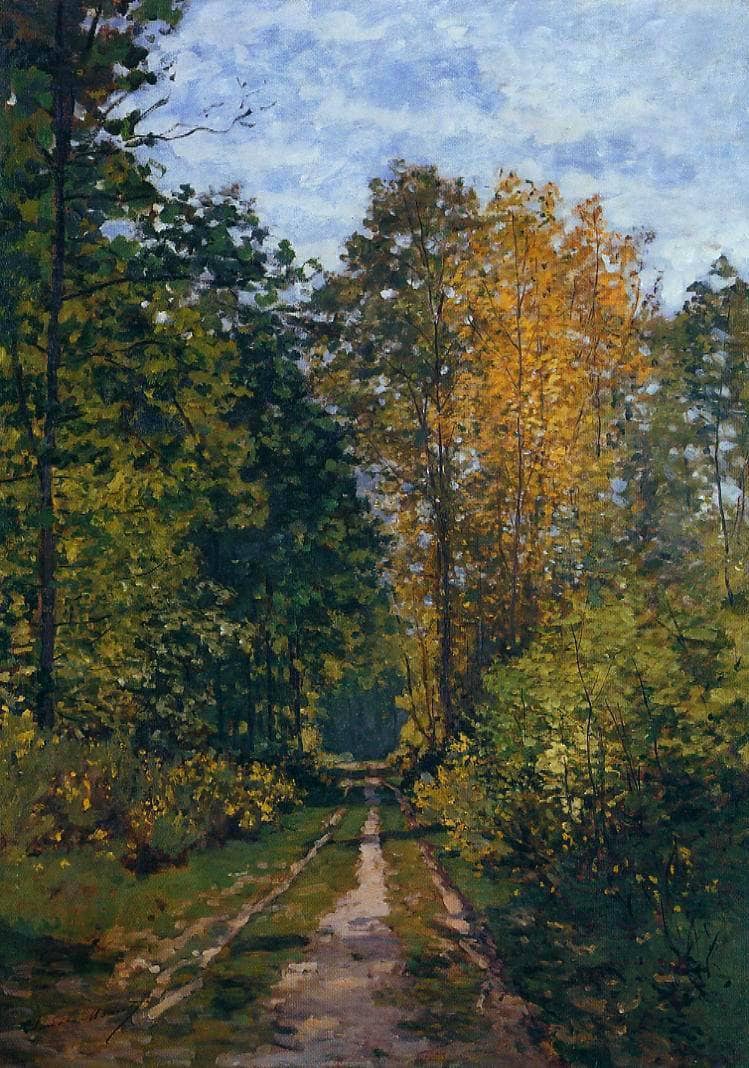 Wooded Path by Claude Monet — Oil Painting Reproduction