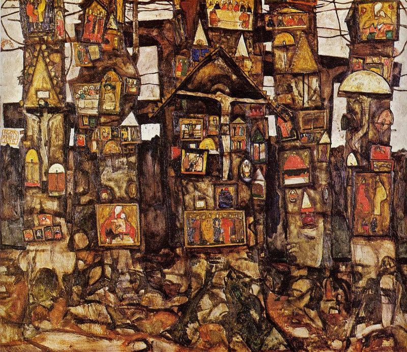 Woodland Prayer by Egon Schiele — Oil Painting Reproduction