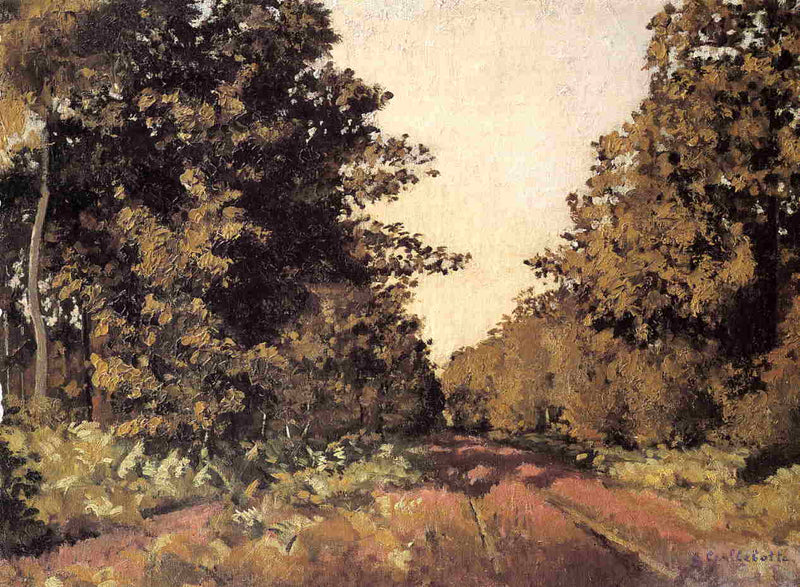 Woods at la Grange by Gustave Caillebotte — Oil Painting Reproduction