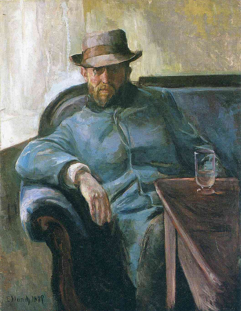 Writer Hans Jaeger by Edvard Munch — Oil Painting Reproduction