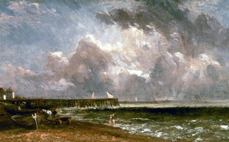 Yarmouth Pier by John Constable — Oil Painting Reproduction
