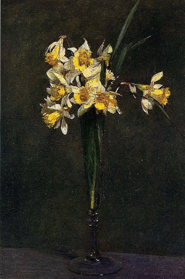 Yellow Flowers (also known as Coucous) by Henri Fantin-Latour — Oil Painting Reproduction