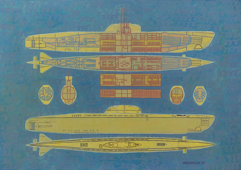 Yellow Submarine by Gregorio Undurraga — Oil Painting Reproduction
