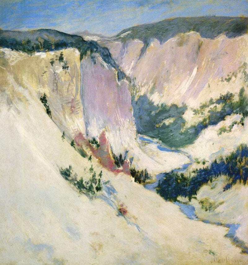 Yellowstone Park by John Henry Twachtman — Oil Painting Reproduction