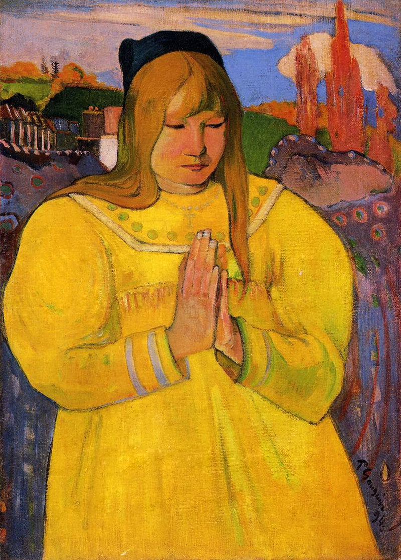 Young Christian Girl by Paul Gauguin — Oil Painting Reproduction