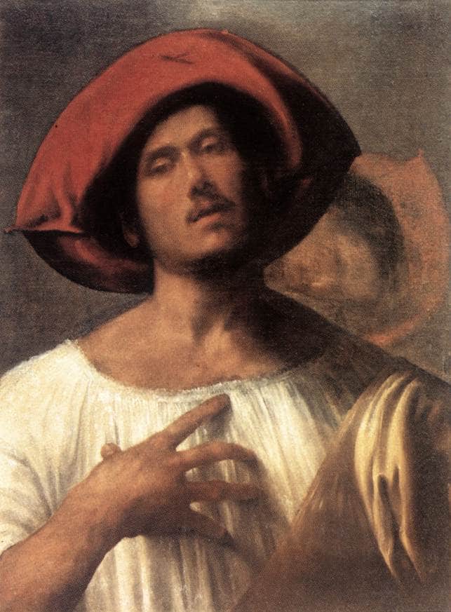 Young man (The impassioned singer) by Giorgione — Oil Painting Reproduction