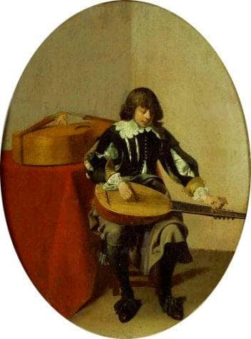Young Musician by Willem Cornelisz Duyster — Oil Painting Reproduction