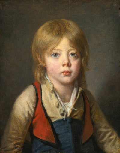 Young Peasant Boy in kitchen