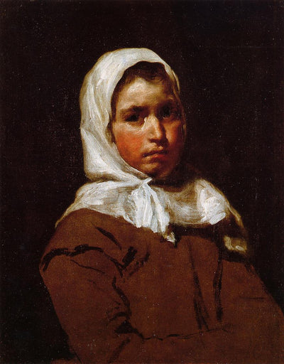 Young Peasant Girl in kitchen