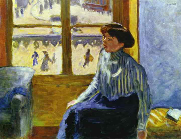 Young Woman Before the Window by Pierre Bonnard — Oil Painting Reproduction