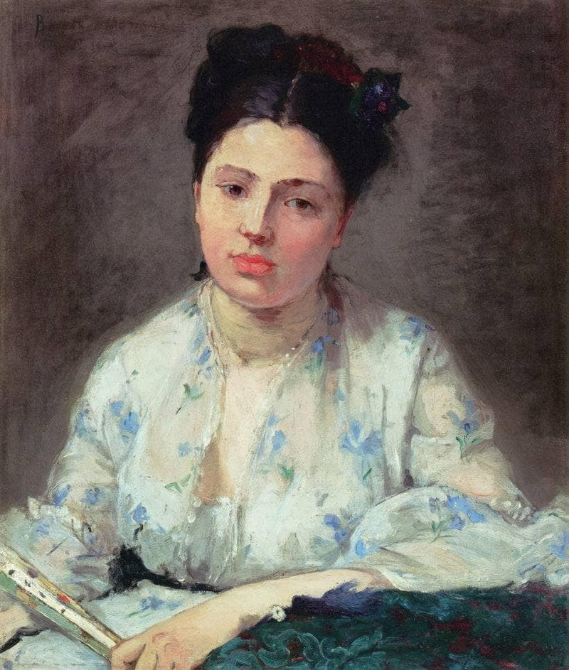 Young Woman by Berthe Morisot — Oil Painting Reproduction