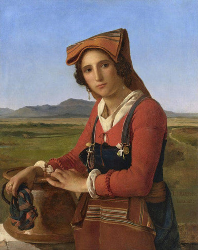 Young Woman from Sonnino in hallway