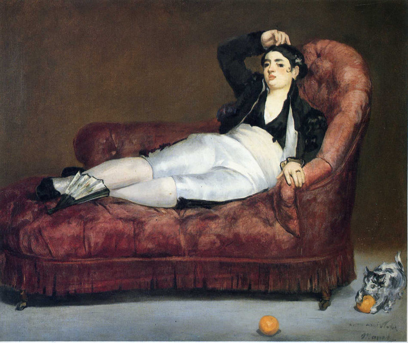 Young Woman Reclining in Spanish Costume by Edouard Manet — Oil Painting Reproduction