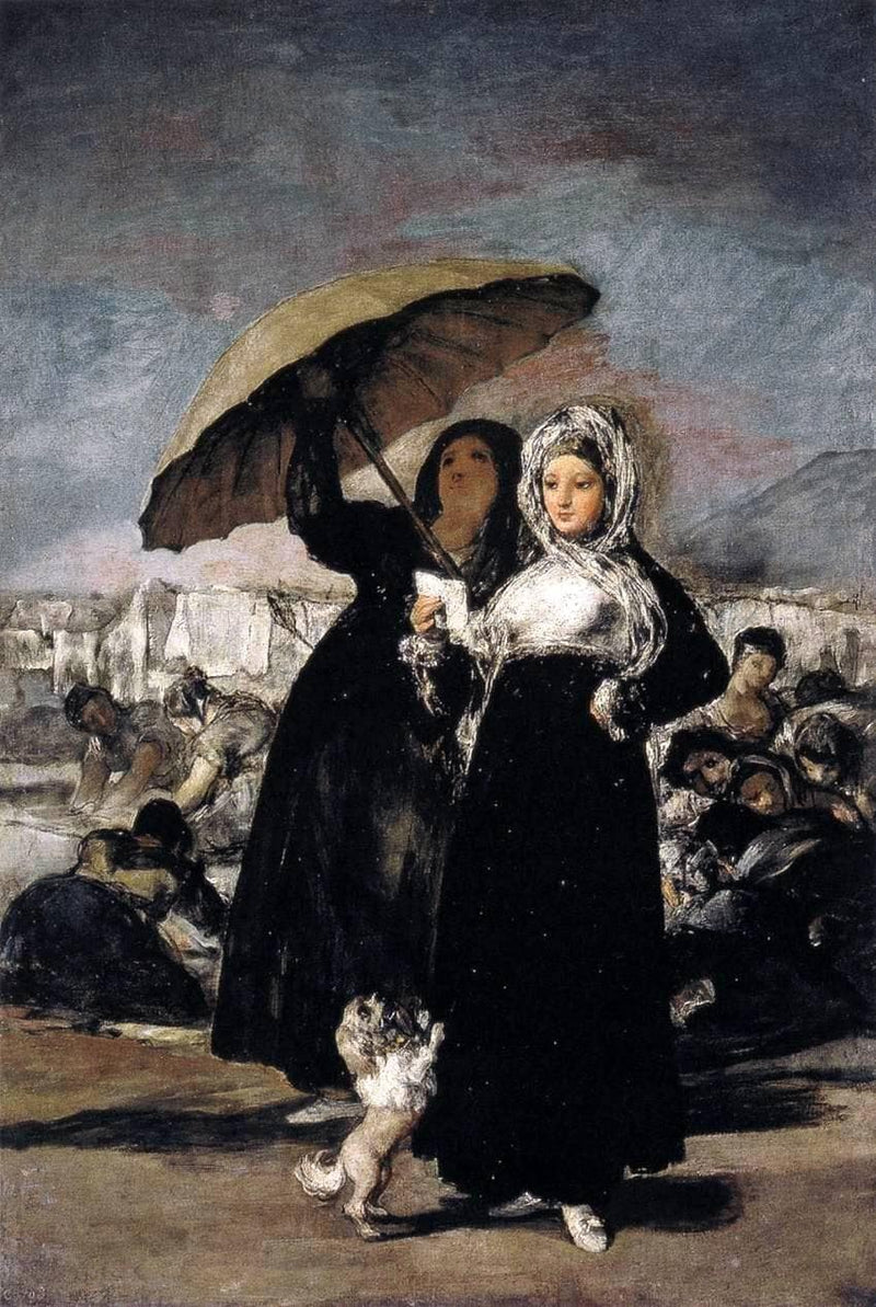 Young Woman with a Letter by Francisco Goya — Oil Painting Reproduction