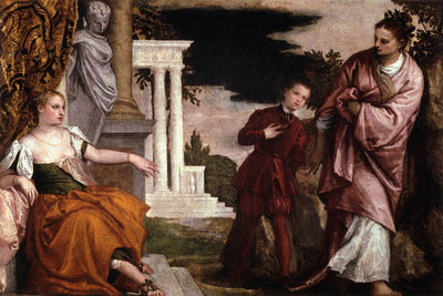 Youth between Virtue and Vice in apartment