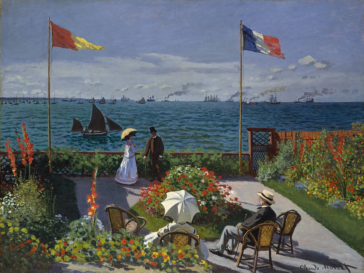 Claude Monet, Garden at Sainte-Adresse, 1867