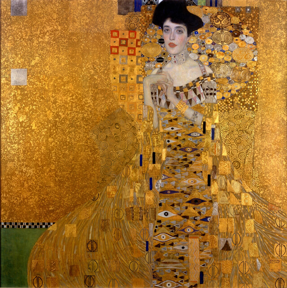 Gustav Klimt, Portrait of Adele Bloch-Bauer I, 1907