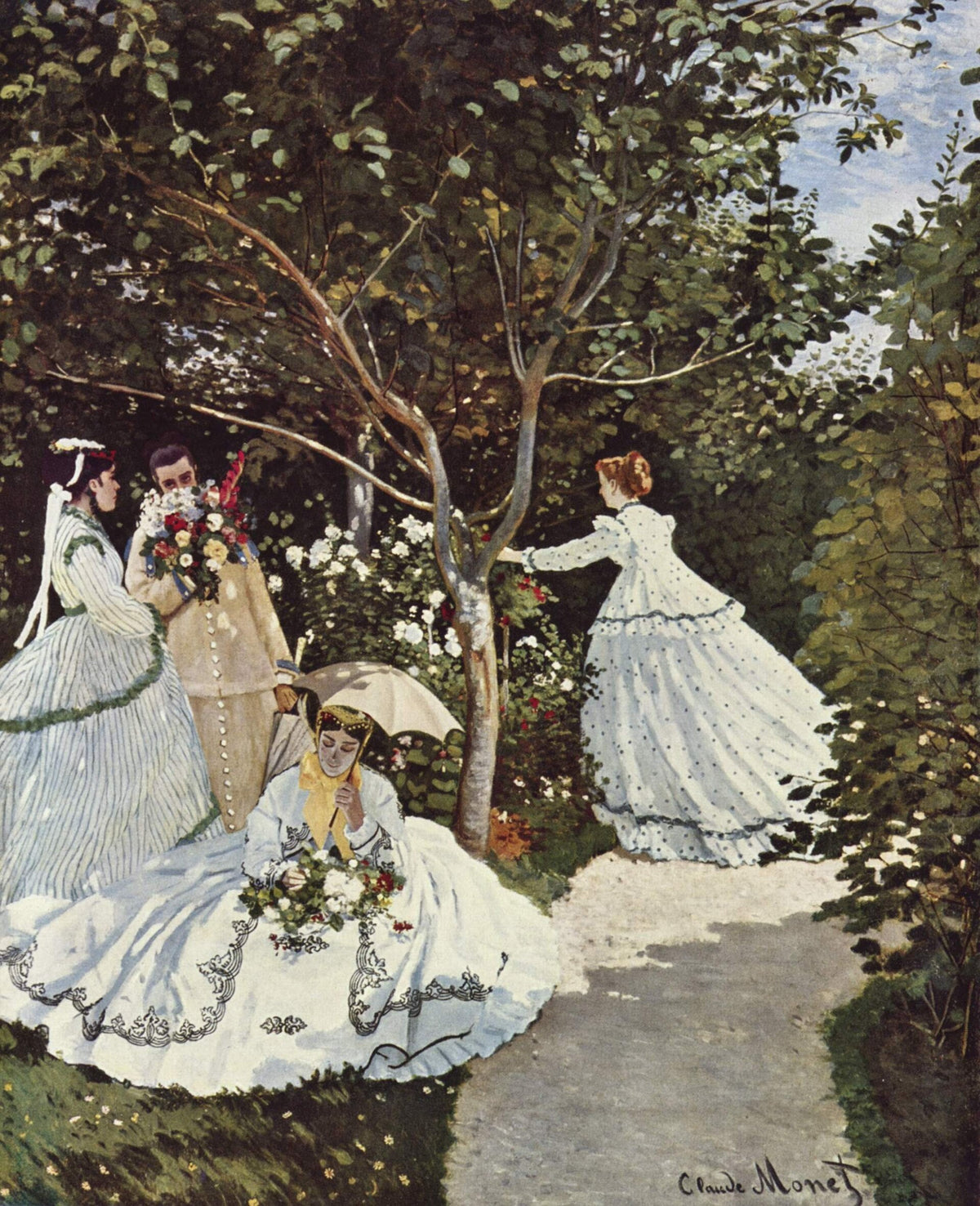 Claude Monet, Women in the Garden, 1866