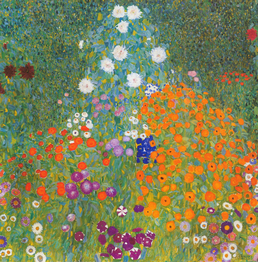 Gustav Klimt, Bauerngarten (Flower Garden), 1907