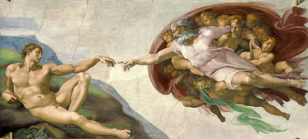 Michelangelo, The Creation of Adam, 1508 to 1512