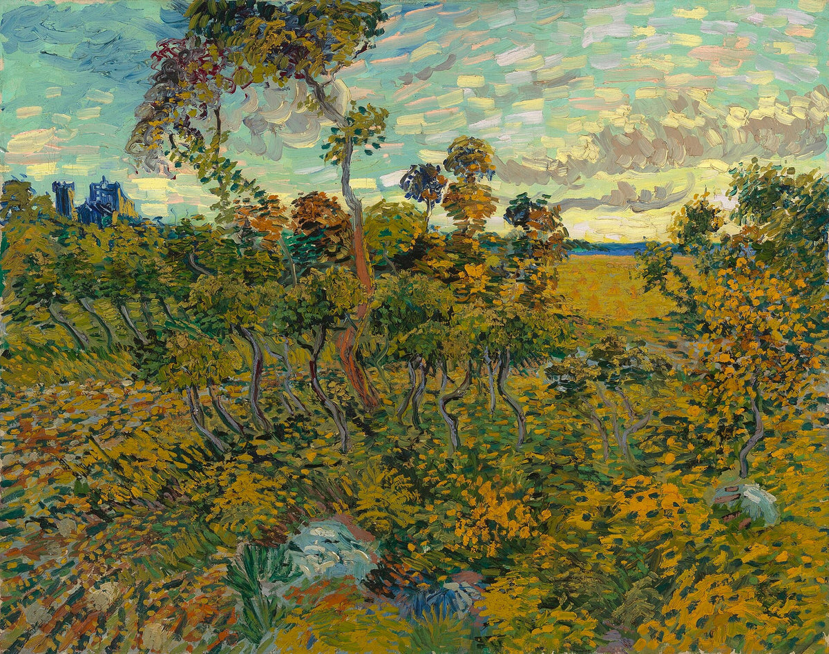 Vincent van Gogh, Sunset at Montmajour, 1888