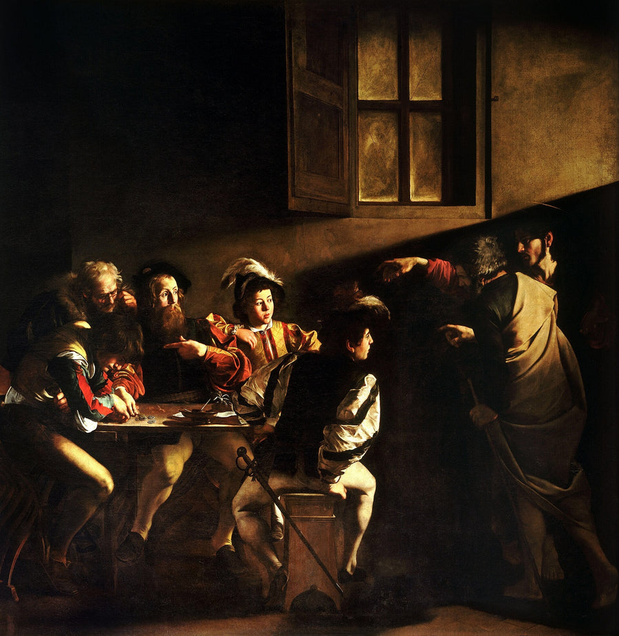 Caravaggio, The Calling of Saint Matthew, 1600