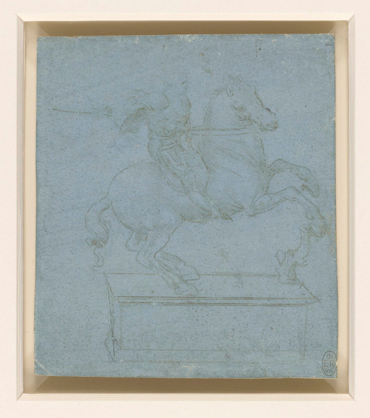Leonardo da Vinci, A design for an equestrian monument, c. 1485 to 1488