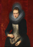 Portrait of a Young Woman with a Rosary by Peter Paul Rubens — female oil painting wall art, Baroque